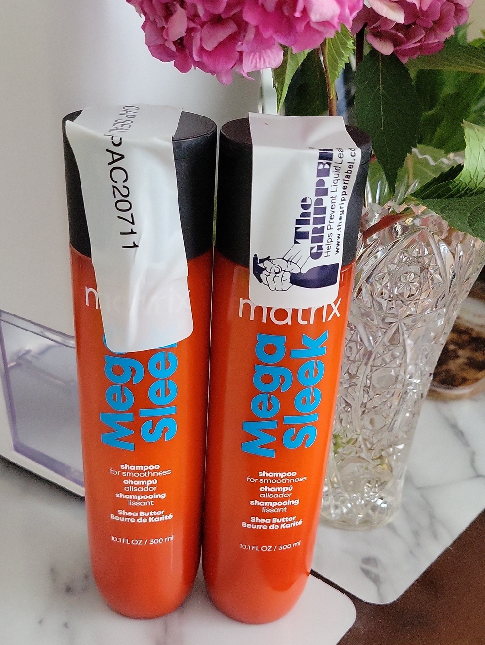 Matrix Mega Sleek Shampoo with Shea Butter- Bundle of 2 Bottles- New!